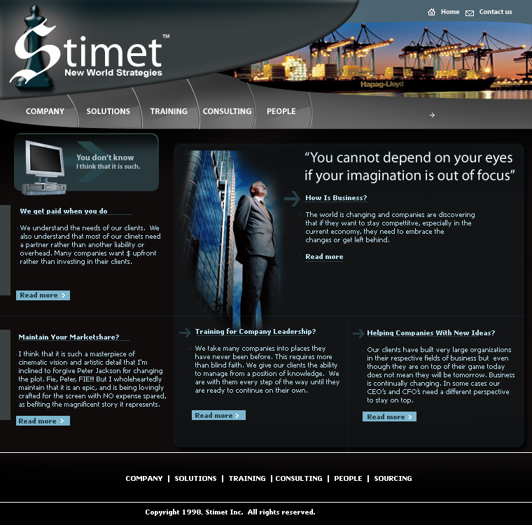 Stimet Website